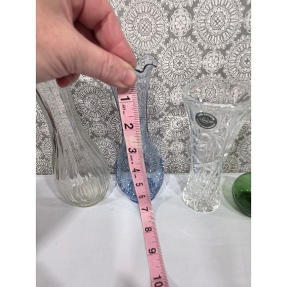 Lenox Fine Crystal Vase Czech Republic Cut Glass Bud Vase +  More Unbranded - Picture 4 of 10